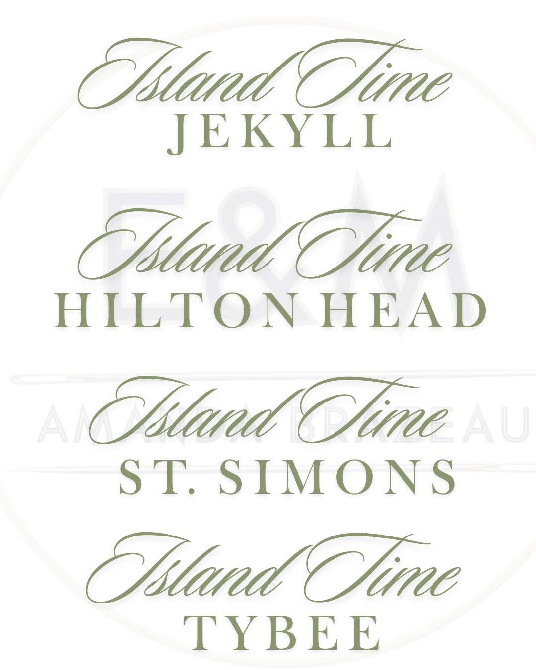 ISLAND TIME Comfort Color Crewneck Sweatshirt