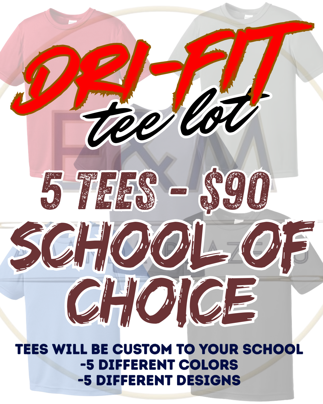 DRI-FIT TEE LOT