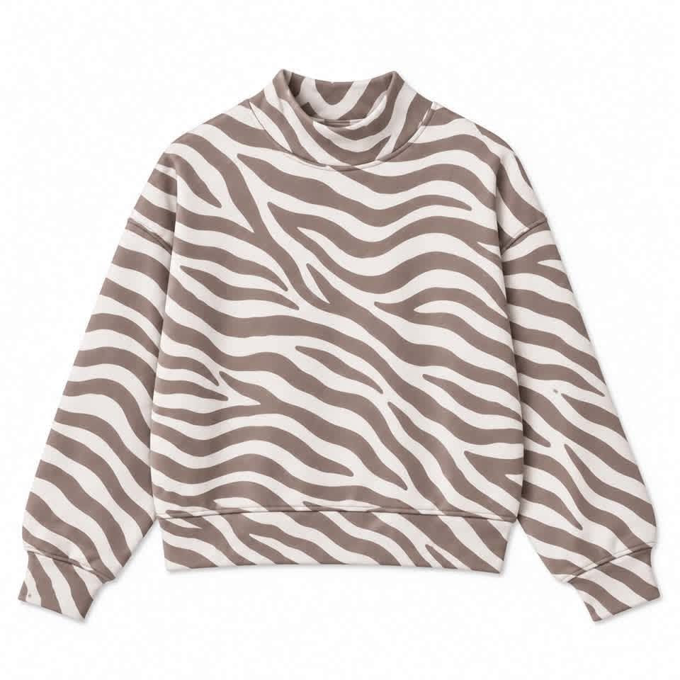 Zebra Mockneck