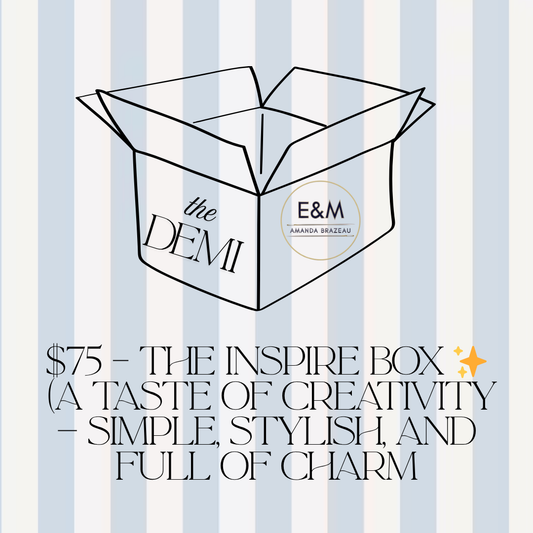 CUSTOM CREATIVE BOX - THE DEMI