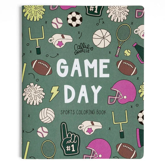 Game Day Sports-Themed Coloring Book