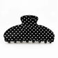 Black Polka Dot Claw Clip
