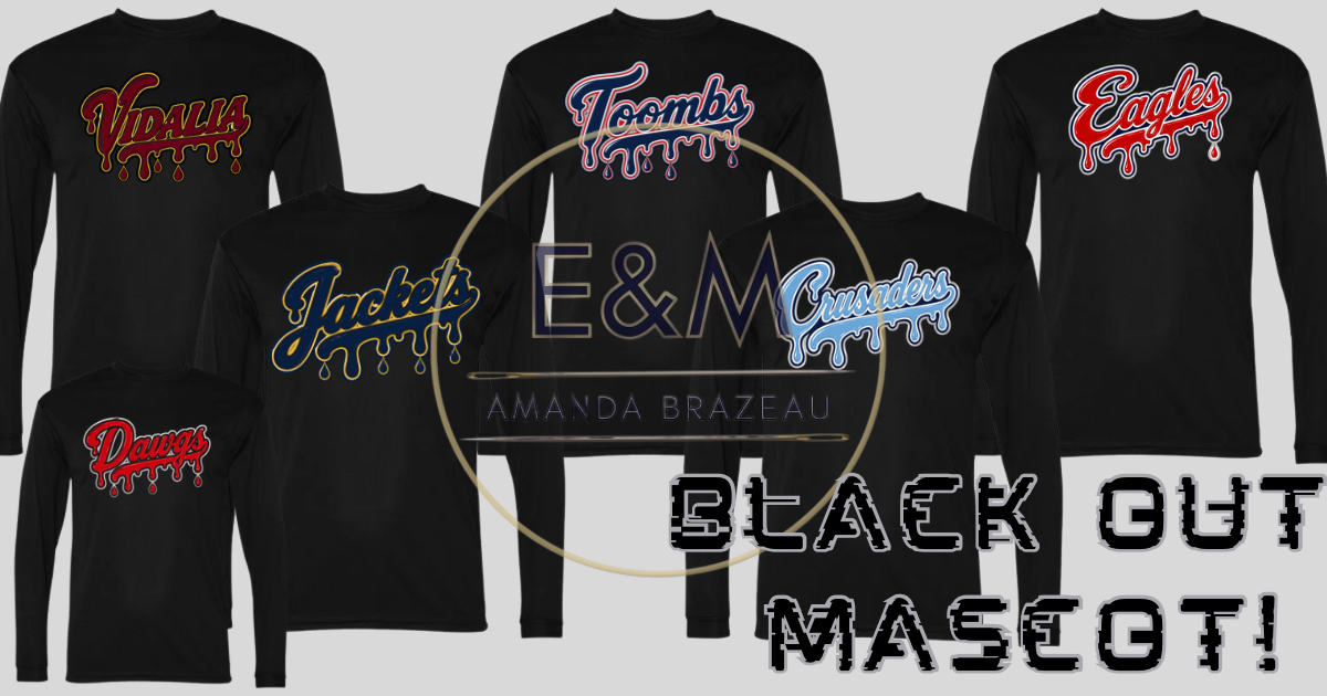 Black Out Mascot