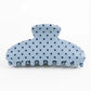 Blue Polka Dot Claw Clip