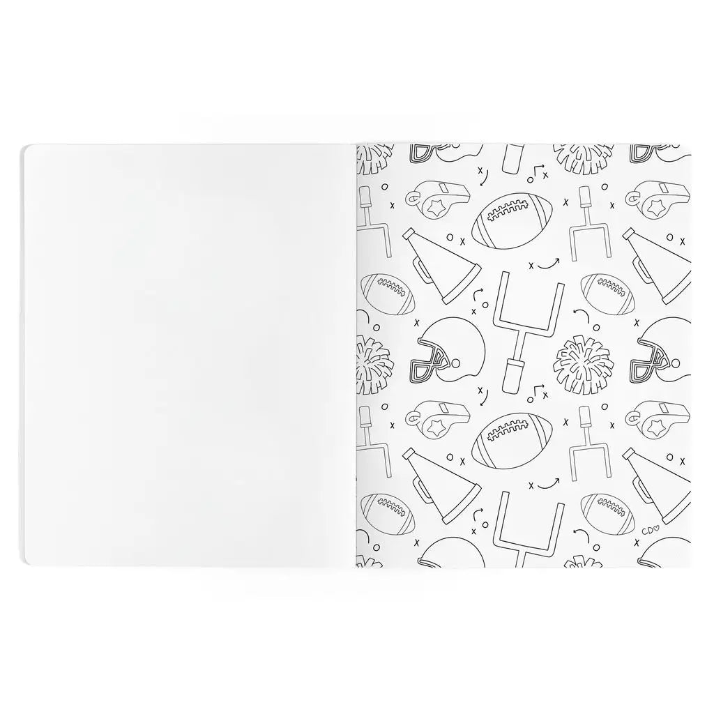 Game Day Sports-Themed Coloring Book