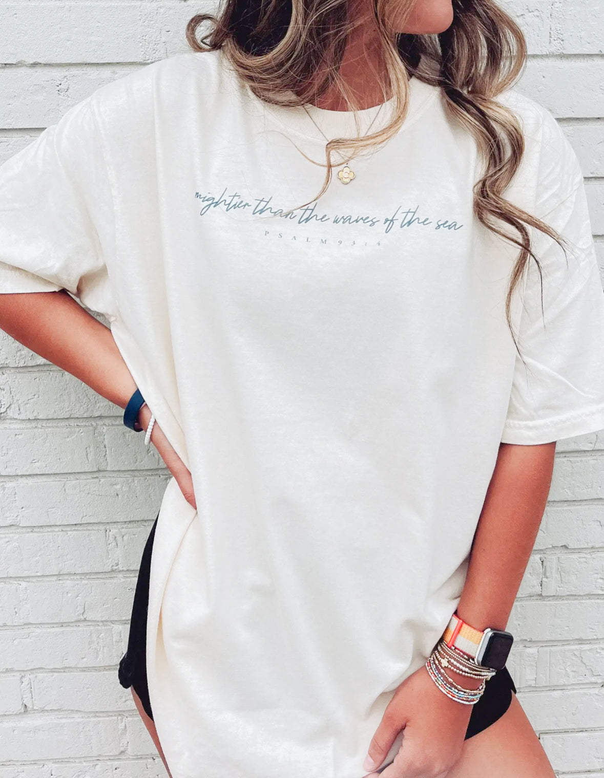 🌊 Mightier Than the Waves Tee