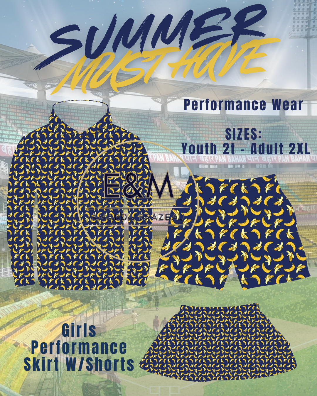 Performance Shorts - Banana 🍌