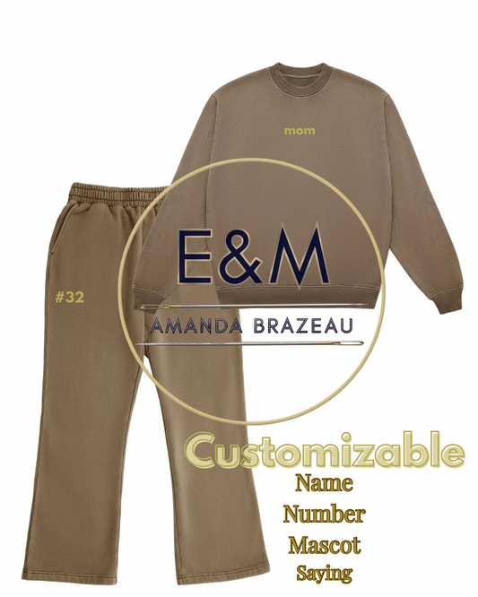 Crew Set - Embroidered - ADULT ONLY