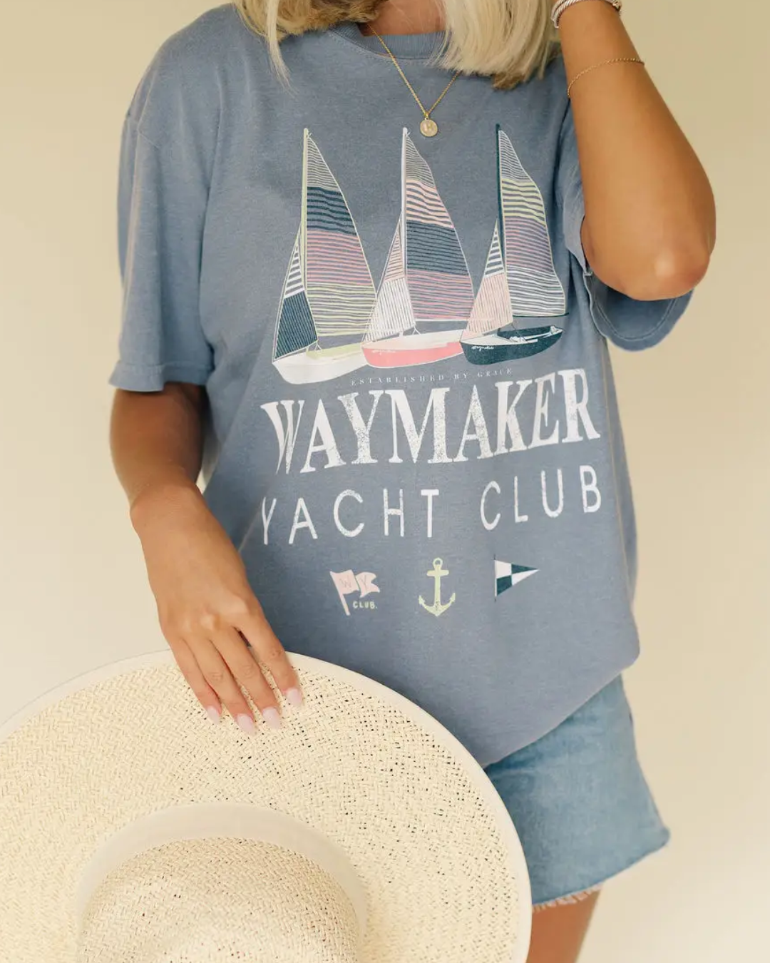 Waymaker Yacht Club Graphic Tee