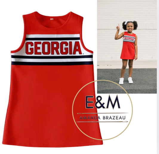🐶 Girls Cheer Outfit - GEORGIA ♥️ 🖤