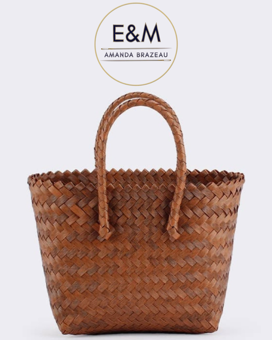 Woven Tote Bag 🌺