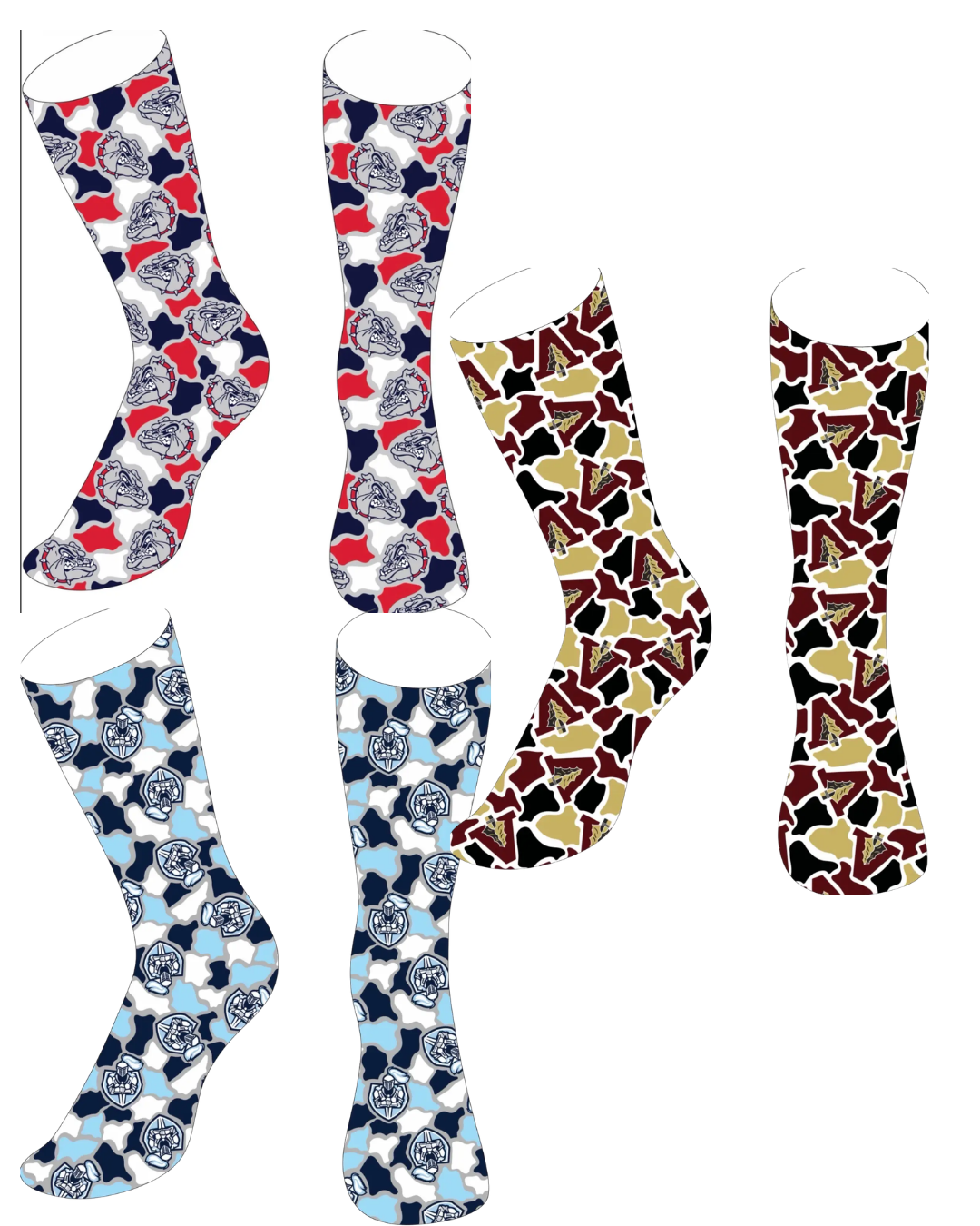 Camo Socks - SUBLIMATED