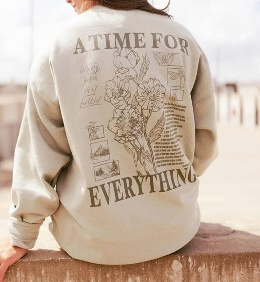 A Time For Everything Graphic Sweatshirt