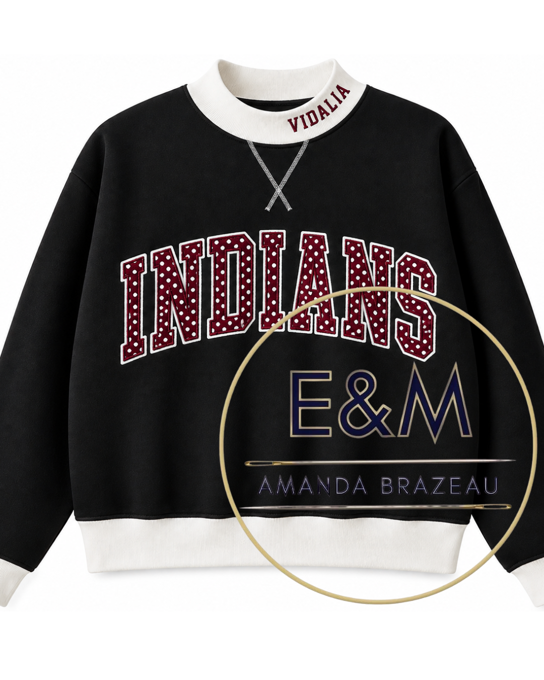 Polka Dot Mock - Spirit Wear