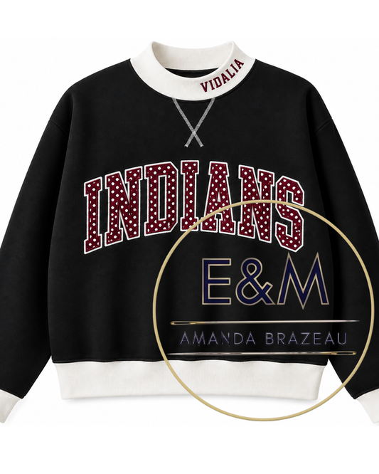 Polka Dot Mock - Spirit Wear