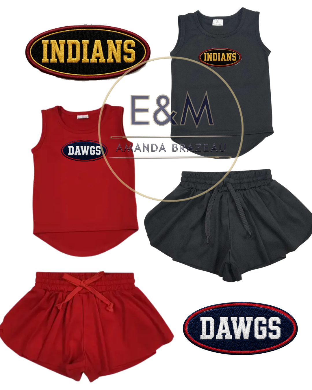 Sleeveless Girls Activewear Set - VIDALIA