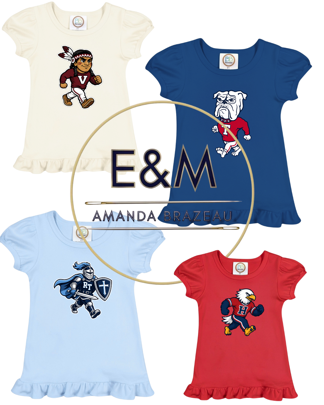 Ruffle Tee Mascot