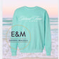 ISLAND TIME Comfort Color Crewneck Sweatshirt
