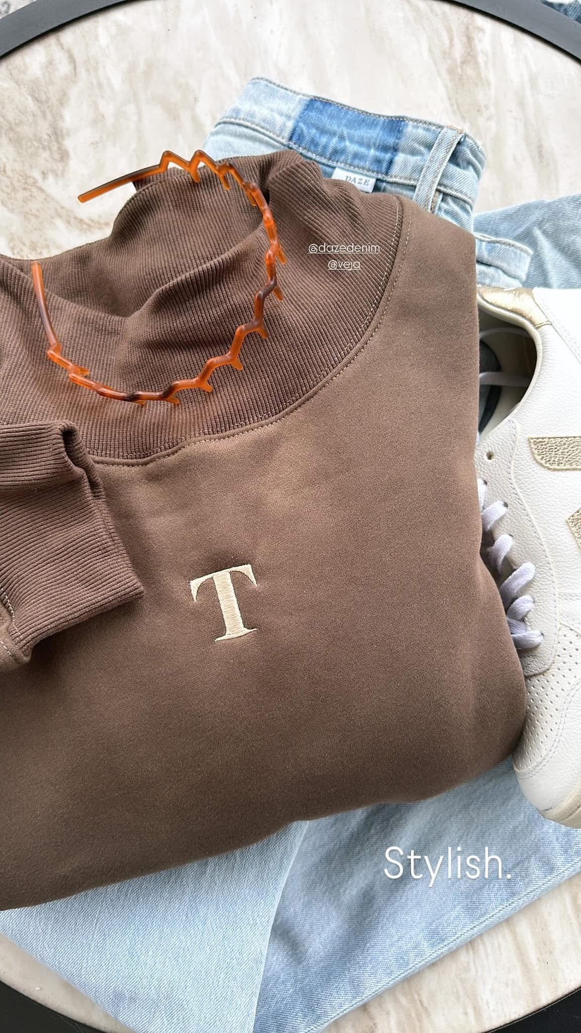 CUSTOM - Mock Neck Sweatshirt