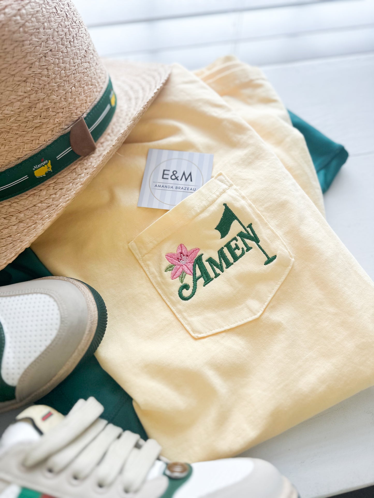 "Amen" - Pocket Tee Tee