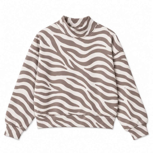 Zebra Mockneck