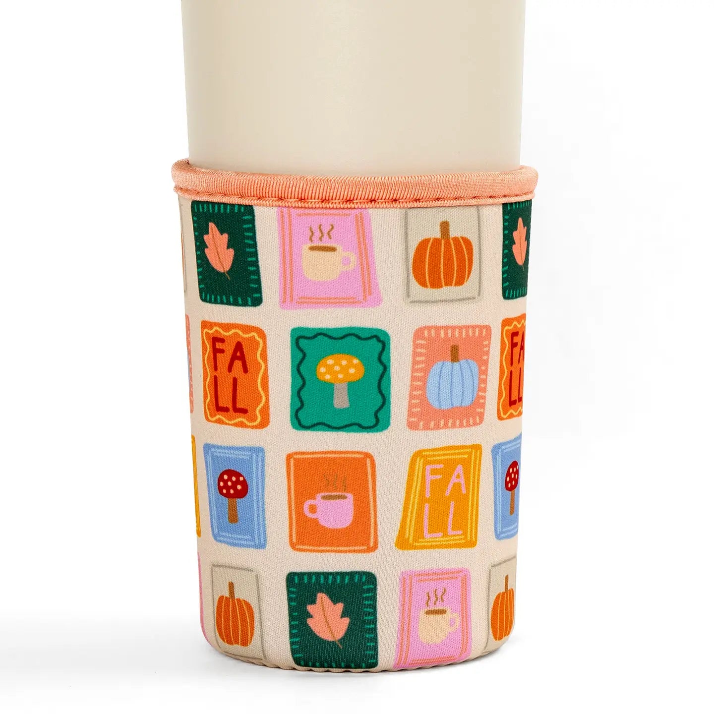 Fall Patches Drink Sleeve - SMALL