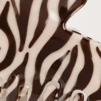 Zebra Stripe Claw Clip