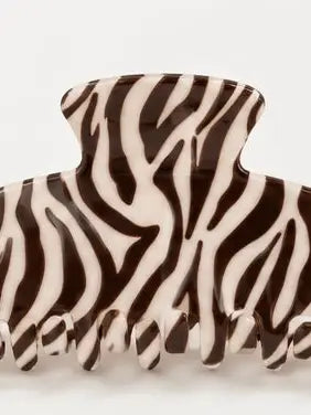 Zebra Stripe Claw Clip