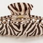 Zebra Stripe Claw Clip