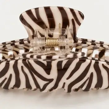 Zebra Stripe Claw Clip