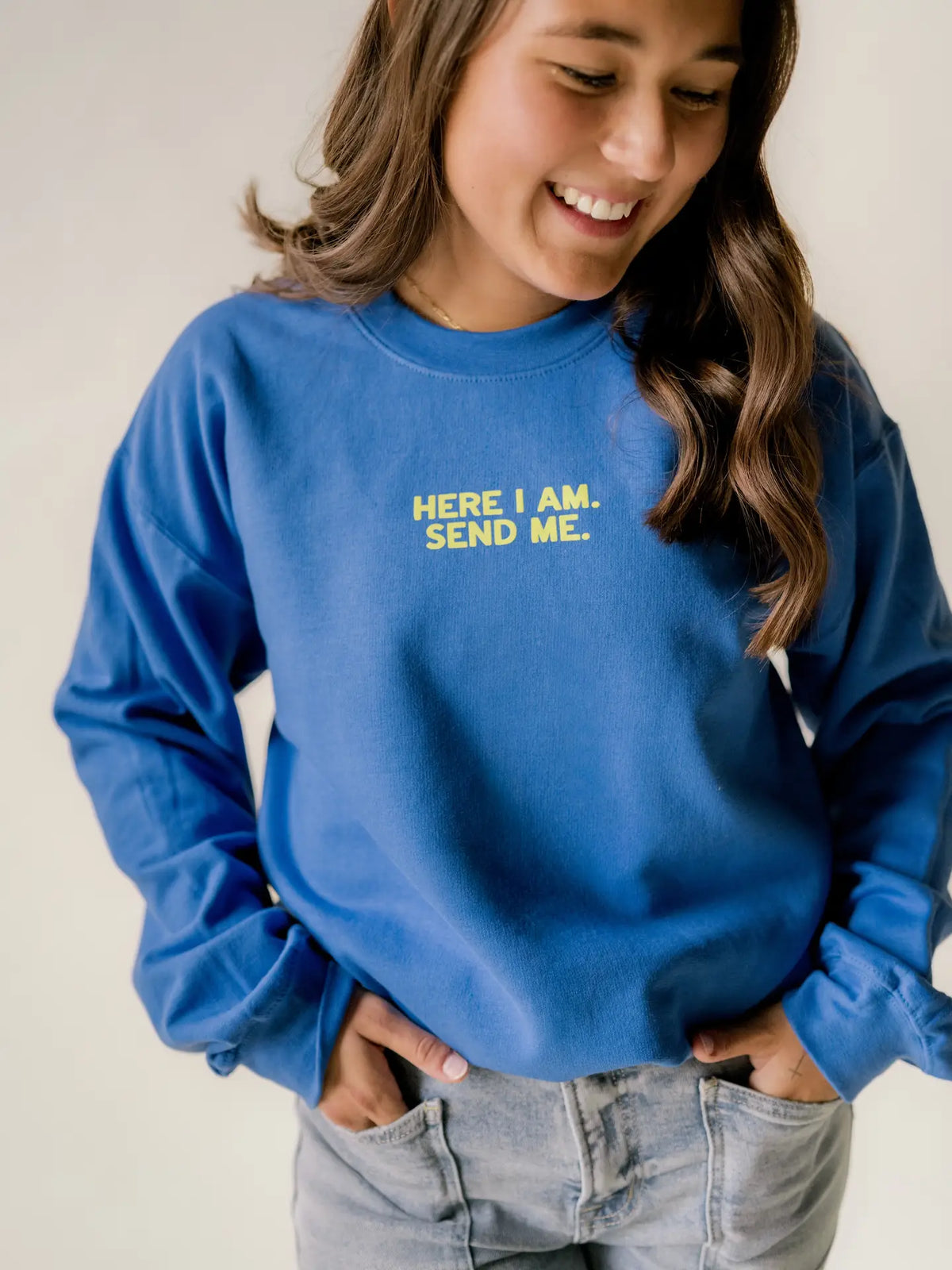 Send Me Pullover - Royal Blue