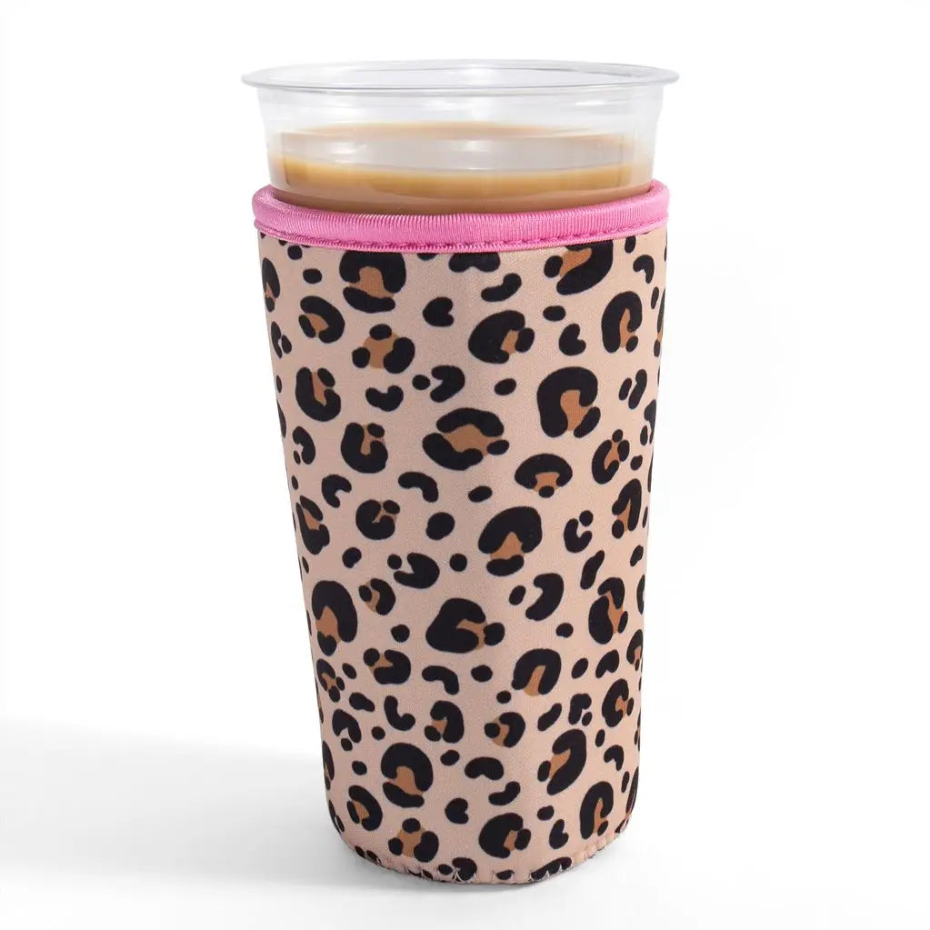 Leopard Print Drink Sleeve