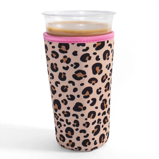 Leopard Print Drink Sleeve